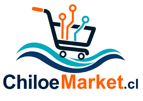 logotipo chiloemarket web venta en linea negro